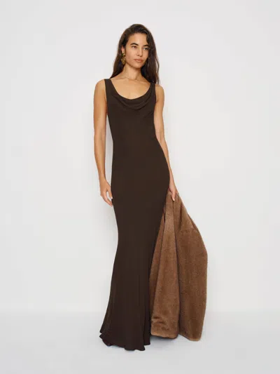 Reformation Annabelle Dress In Brown
