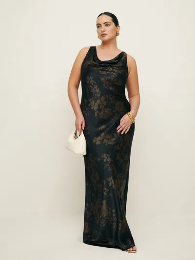 green emerald velvet dress Annabelle Knit Satin Formal Dress