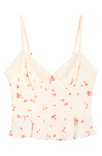 Reformation Anouk Floral Print Camisole In Multi