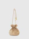 Reformation Aphrodite Pleated Pouch