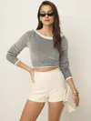 Reformation April Short In Fior Di Latte