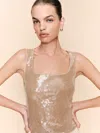 Reformation Ardella Top In Champagne