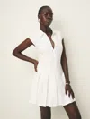 Reformation Arella Linen Dress In White