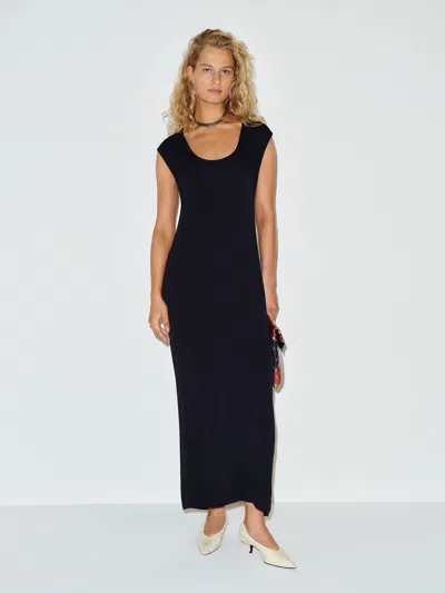 Reformation Ariah Dress Black 0 In Blue