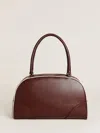 Reformation Arianna Bag In Burgundy / Almond Leather