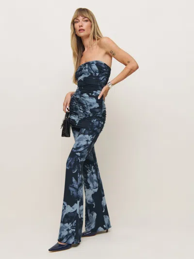 Reformation Arlo Knit Two Piece In Midnight Rose