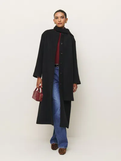 Reformation Asher Coat In Black