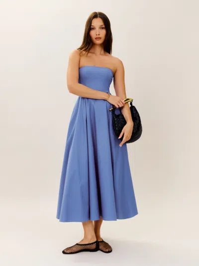 knee length dresses for ladies Pink Floral Applique Maxi Dress
