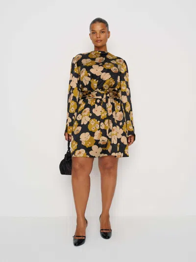 Reformation Astrid Silk Dress Es In Multi