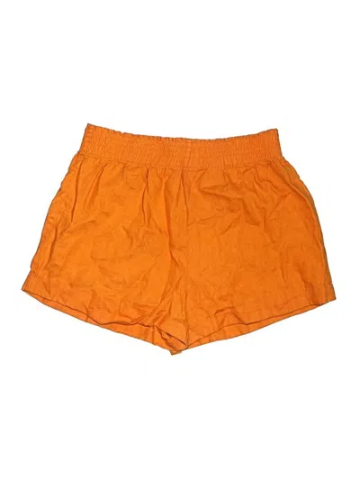 Pre-owned Reformation Athletic Shorts In Orange