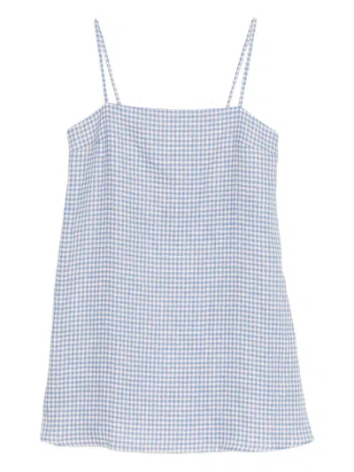 Reformation Aubree Dress In Blue
