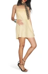 Reformation Aubree Linen Slipdress In Parmesan