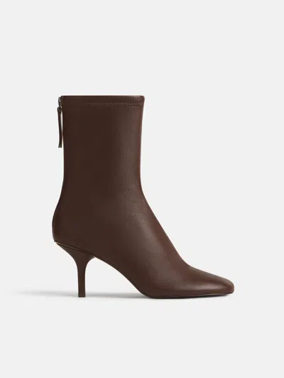 Reformation Aveline High Ankle Boot Brown 5