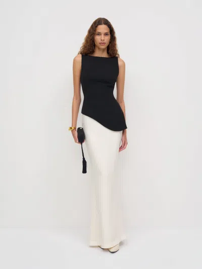 Reformation Aveline Two Piece Black/ivory 12