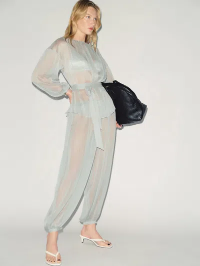 Reformation Aven Pant Dusty Blue Xs