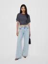 Reformation Avery Knit Top In Blue