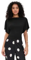 Reformation Avery Knit Top In Black