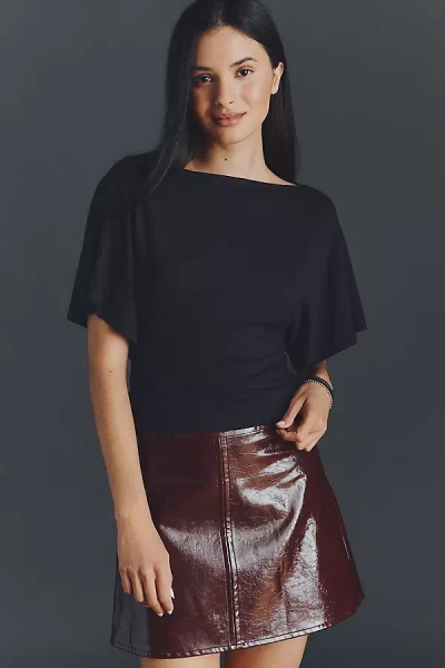 Reformation Avery Knit Top In Black