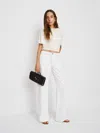 Reformation Avery Knit Top In White