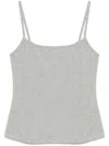 Reformation Avi Tank Top In Grey