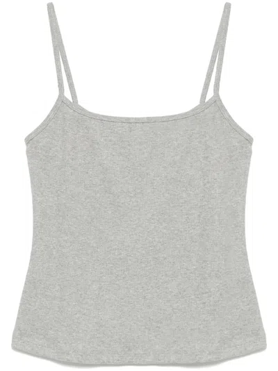 Reformation Avi Tank Top In Grey