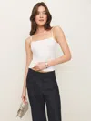 Reformation Avi Tank In White