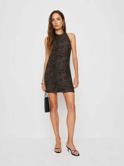Reformation Avielle Dress In Blue