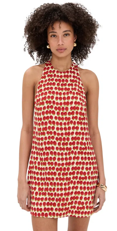Reformation Avielle Dress Fresh Tomato