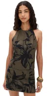 Reformation Avielle Linen Two Piece Set Isadora In Green