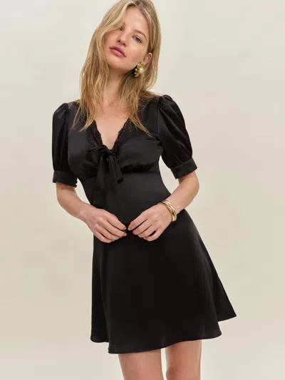 Reformation Robe En Soie Avin