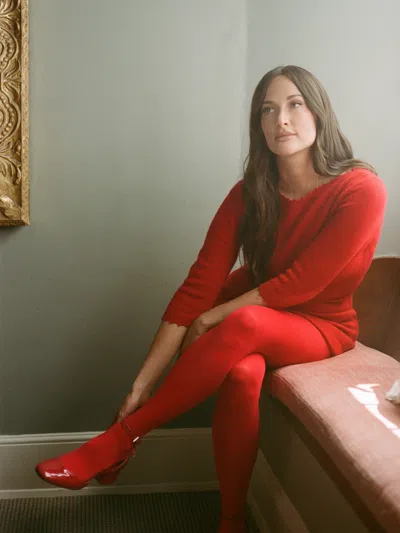 Reformation Baez Cashmere Mini Dress In Cardinal