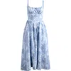 Reformation Balia A-line Linen Dress In Angelic