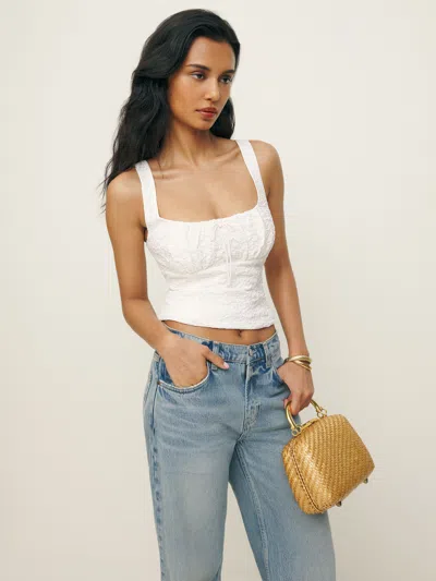 Reformation Balia Top In White