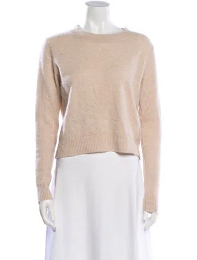 Pre-owned Reformation Bateau Neckline Sweater In Neutral
