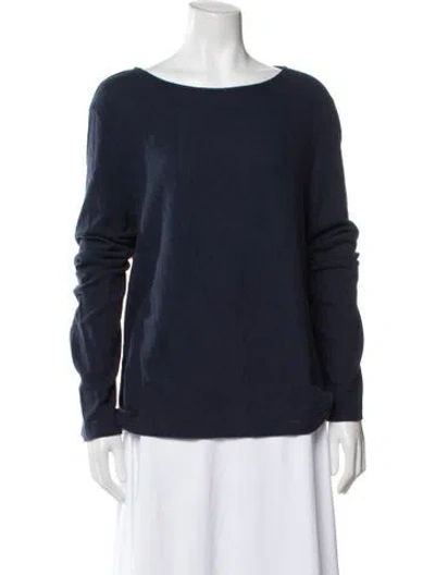 Pre-owned Reformation Bateau Neckline Sweater W/ Tags In Blue