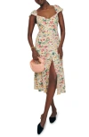 REFORMATION BAXLEY FLORAL MIDI DRESS