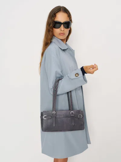 Reformation Beatrice Shoulder Bag In Gray