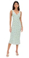Reformation Womens Beauden Floral-print Crepe Midi Dress Daisy Meadow Xs