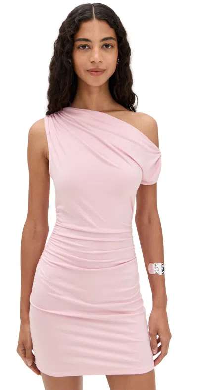 Reformation Belle Knit Dress Babygirl In Pink