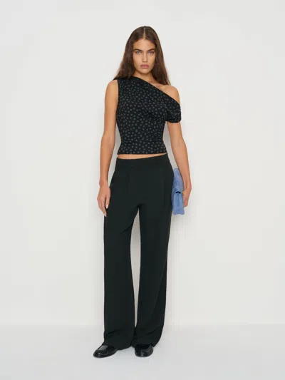Reformation Belle Knit Top In Black