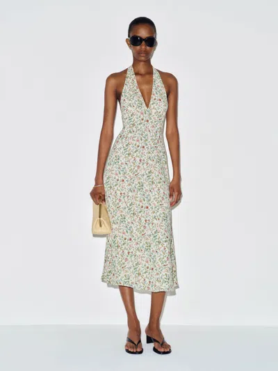 Reformation Bertha Dress 0 In Multi