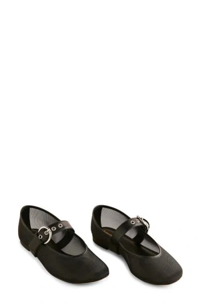 Reformation Bethany Ballet Flat In Animal Print