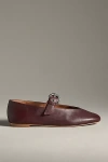Reformation Bethany Ballet Flat In Red