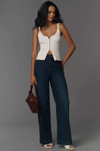 Reformation Bex High-rise Wide-leg Jeans In Blue