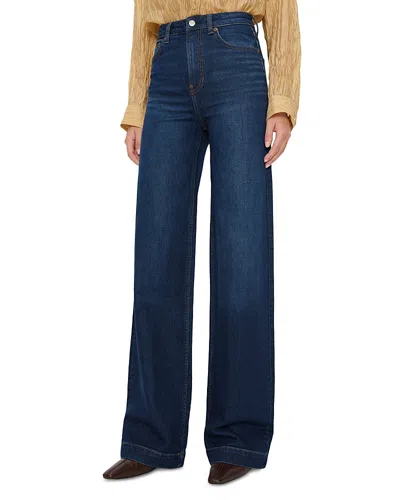 Reformation Bex Super Stretch High Rise Long Inseam Jeans In Wheeler In Blue