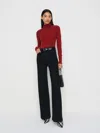 Reformation Bex Super Stretch High Rise Wide Leg Jeans In Animal Print