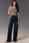 Reformation Bex Super Stretch High-rise Wide-leg Jeans In Blue