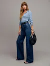 Reformation Bex Super Stretch High Rise Wide Leg Jeans In Wheeler