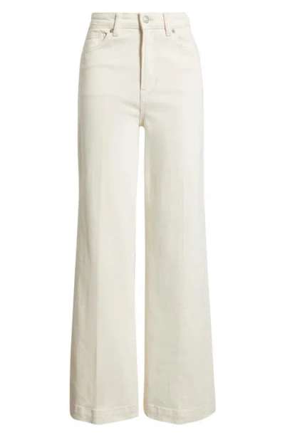 Reformation Bex Super Stretch Wide Leg Jeans In White