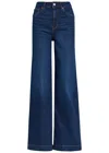 Reformation Bex Wide-leg Jeans In Blue
